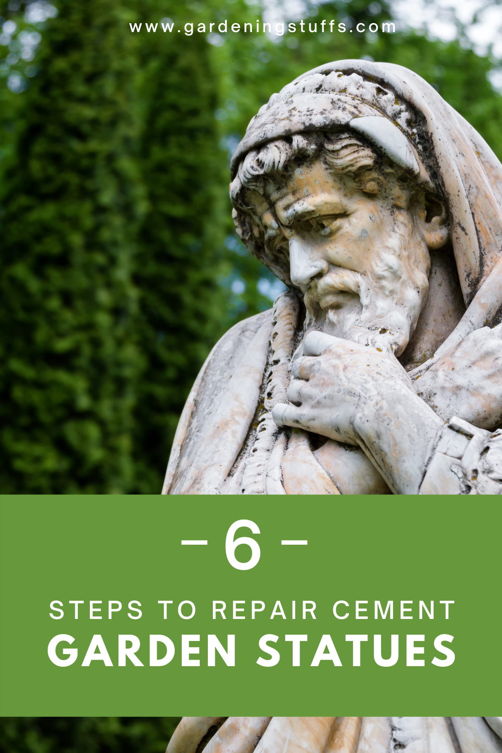 The cement statue is quite vulnerable to breakage and damage but you can easily repair your garden statues. Check out these 6 steps and easy to follow. This will save you from buying a new one!