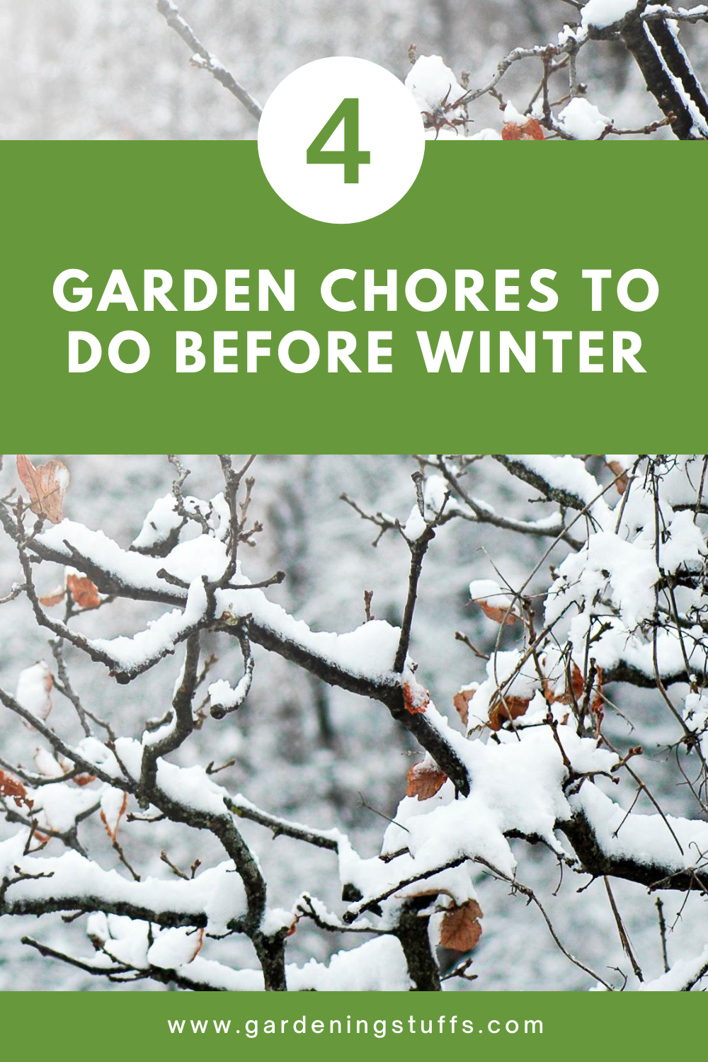 Before you pack up for your own winter cave, you have to secure your garden first. This involves preparing your tools, cleaning up your vegetable plants, weeding out, and grooming your soil.