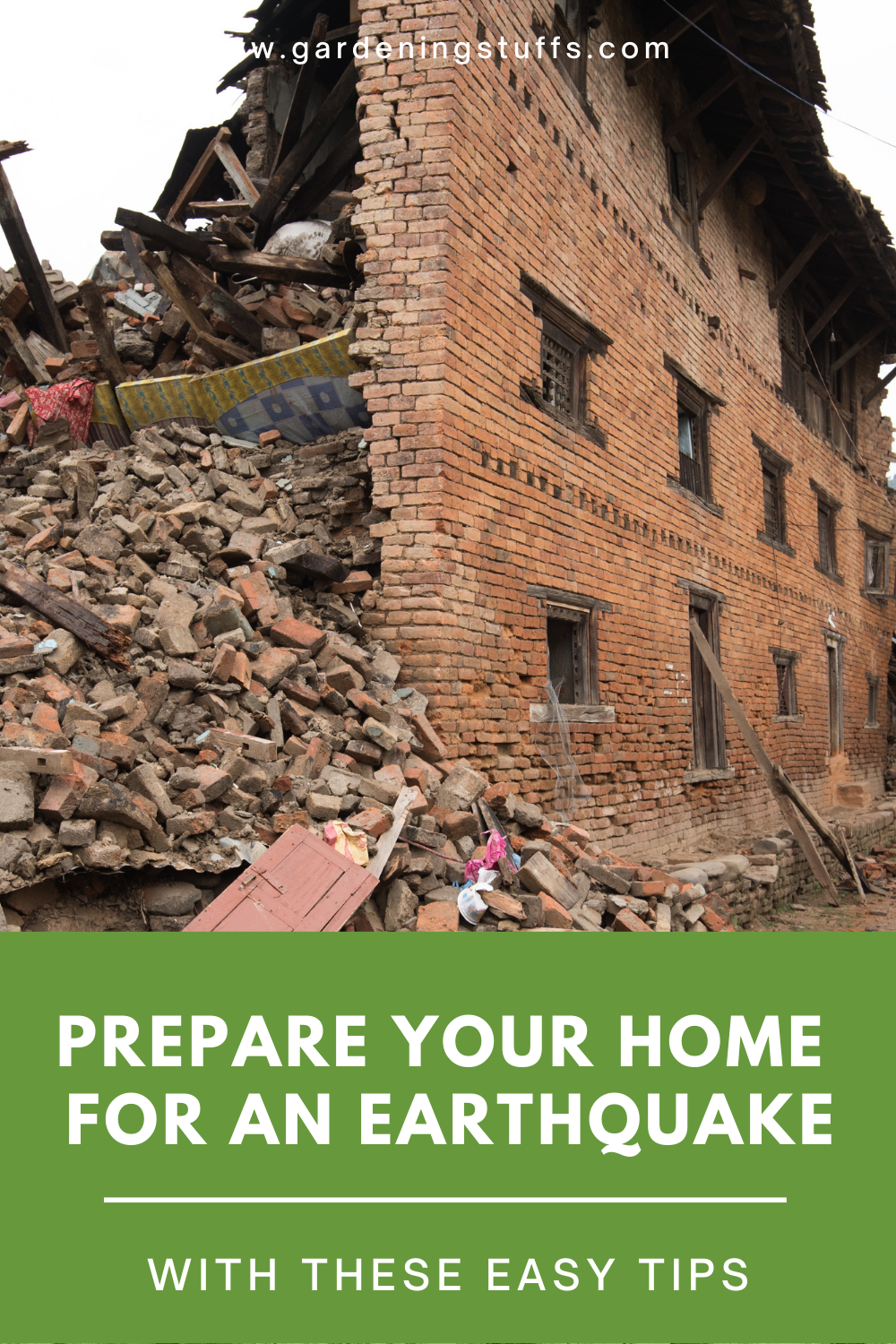 Prepare your home and property for an earthquake disaster with this guide and protect yourself and your family from potential hazards and injuries.