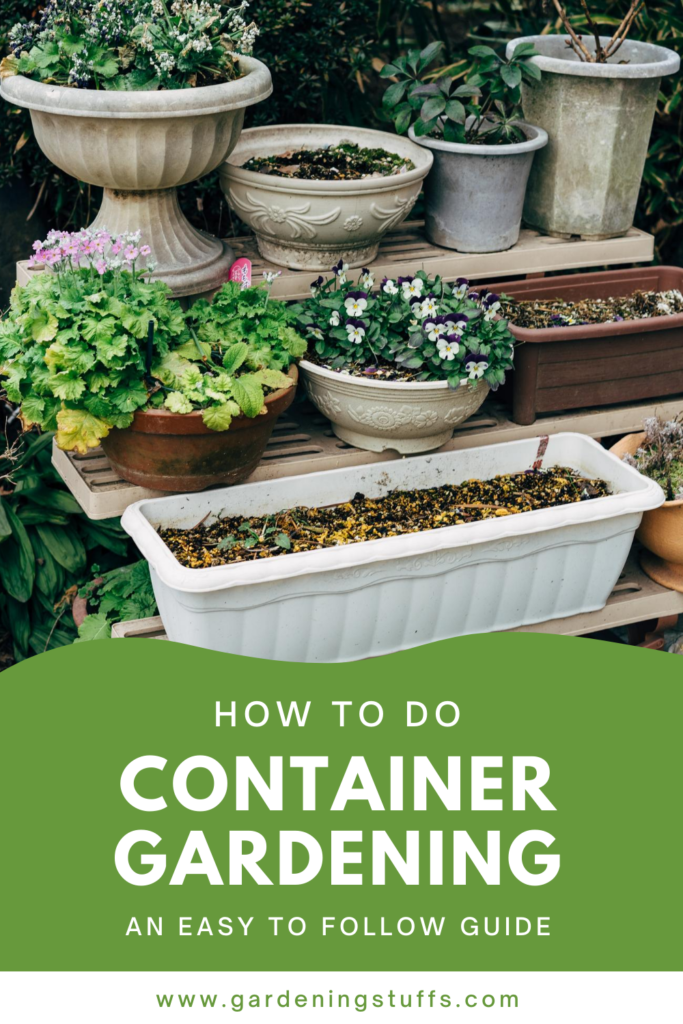 Container gardening can also be referred to as pot gardening. It is the extensive growth of plants in a container instead of planting them on the ground. In this article, we provide an easy follow guide to growing vegetables in containers and things you need to consider when practicing container gardening. Learn more about gardening tips @ #GardeningStuffs